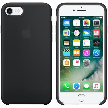 Husa Apple iPhone 7 Silicone Case - Black