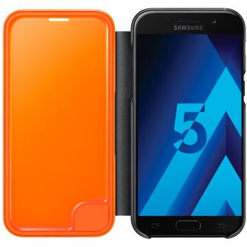 Flip Cover Neon Samsung EF-FA520PBEGWW pentru Galaxy A5 (2017) A520 Black