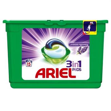 Detergent rufe ARIEL gel capsule Lavanda 15*27ml