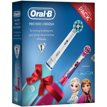 ORAL-B Periuta elctrica Oral B PRO 500 + Vitality Kids Frozen