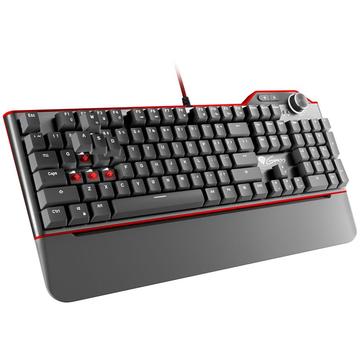 Tastatura Natec GENESIS RX85 gaming, wired, mechanical, KALIH RED, US layout