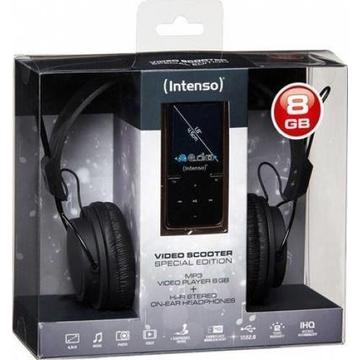 Player Intenso MP4 player 8GB Video Scooter LCD 1,8'' Black + Headphones