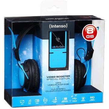 Player Intenso MP4 player 8GB Video Scooter LCD 1,8'' Blue + Headphones