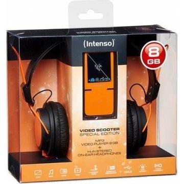 Player Intenso MP4 player 8GB Video Scooter LCD 1,8'' Orange + Headphones