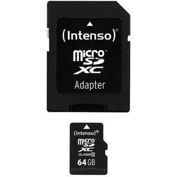 Card memorie Intenso micro SD 64GB SDXC card class 10