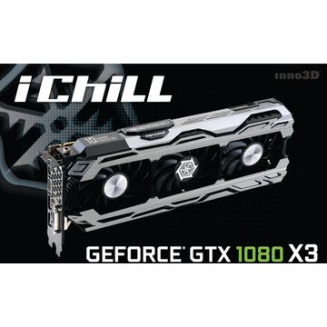 Placa video Inno3D iChill GeForce GTX 1080 X3, 8GB GDDR5X (256 Bit), HDMI, DVI, 3xDP
