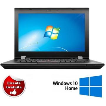 Laptop Refurbished Lenovo ThinkPad L430 i3-3120M 2.50Ghz 4GB DDR3 HDD 320GB SATA DVD-RW 14inch Webcam Soft Preinstalat Windows 10 Home