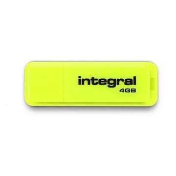 Memorie USB Integral USB Flash Drive Neon 4GB USB 2.0 Yellow