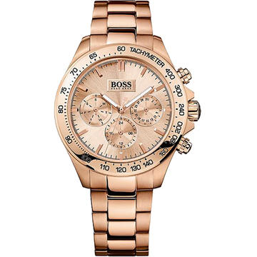 Hugo Boss Ceas femei chronograph gold