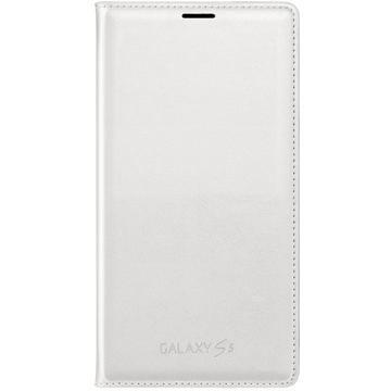 Flip Wallet Samsung EF-WG900BWEGWW, Galaxy S5, Alb