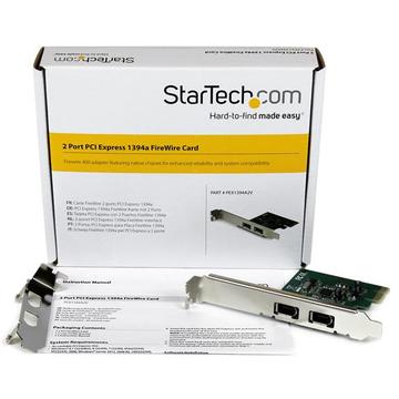 STARTECH 2 PORT PCIE FIREWIRE CARD