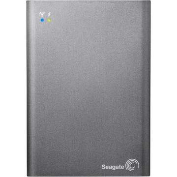 Hard disk extern Seagate Wireless Plus 1TB, 2.5", USB 3.0, Wi-Fi, Grey