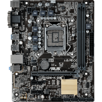 Placa de baza Asus H110M-K, socket LGA1151, Intel H110, M-ATX