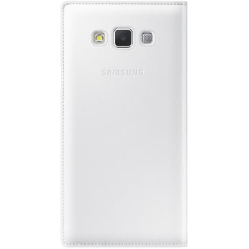 S View Cover Samsung EF-CA700BWEGWW, Galaxy A7 2015, Alb