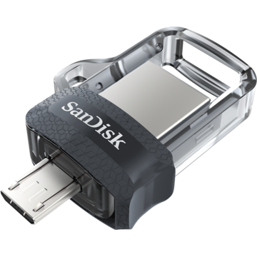 Memorie USB SanDisk ULTRA DUAL DRIVE SDDD3-128G-G46, MicroUSB-USB 3.0, 128GB