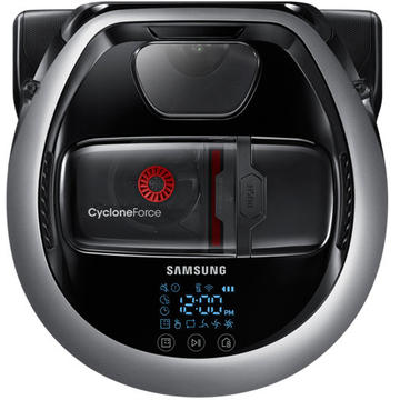 Aspirator Samsung VR20M707HWS, 0.3 l, Li-Ion, FullView Sensor 2.0, Telecomanda, Wi-Fi control, Negru