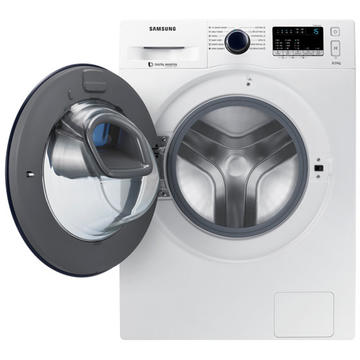 Masina de spalat rufe Samsung WW80K44305W, Add-Wash, 8 kg, 1400 RPM, A+++, 60 cm, Alb