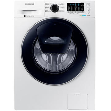 Masina de spalat rufe Samsung WW70K5410UW, Eco Bubble AddWash, 1400 RPM, 7 kg, Inverter, Clasa A+++, Alb