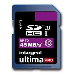Card memorie Integral SDHC 8GB CLASS10 - Transfer pana la 45MB/s