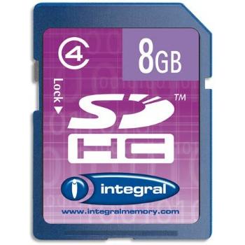 Card memorie Integral Card memorie SDHC 8GB CL4