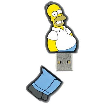 Memorie USB Integral Flashdrive The Simpsons, Homer, 8GB, rubberised silicone