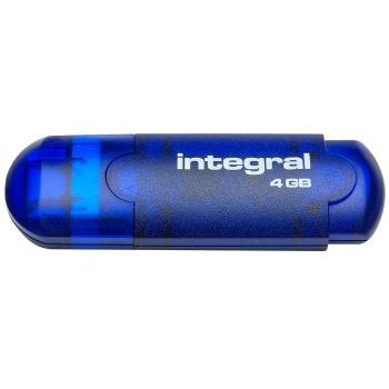 Memorie USB Integral Memorie flash USB Evo 4GB, albastru