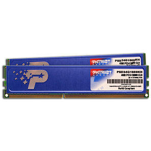 Memorie DDR3 8GB Patriot kit (2x4GB) 1333MHz CL9 Radiator