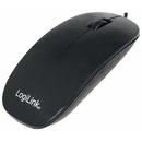 Mouse LogiLink - optic subtire, negru