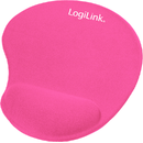Mousepad LogiLink ergonomic cu gel, roz