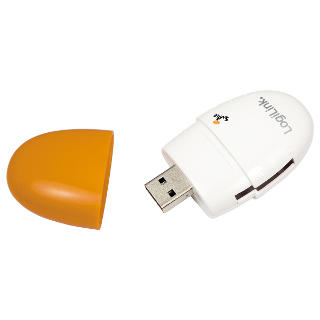 Card reader LogiLink cu mufa USB 2.0 ''Smile'' portocaliu