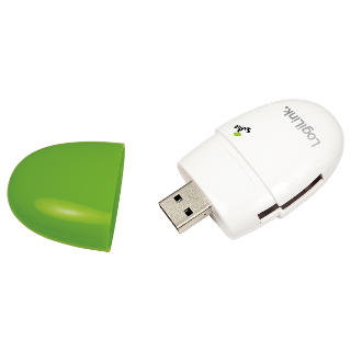 Card reader LogiLink memorie cu mufa USB 2.0 ''Smile'' verde