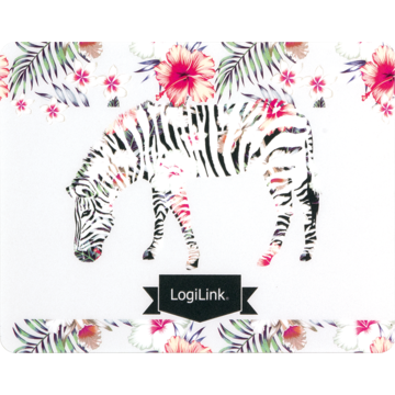 Mousepad LogiLink Glimmer Zebra