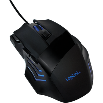 Mouse LogiLink USB, Black + Mousepad