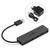 Hub Anker UltraSlim 4 porturi USB 3.0 negru + adaptor si cablu MicroUSB  60 cm