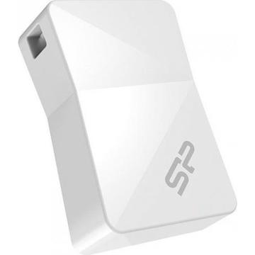Memorie USB Silicon Power memory USB Touch T08 8GB USB 2.0 White