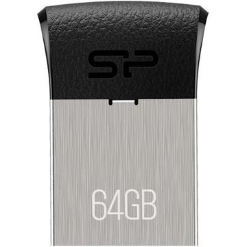 Memorie USB Silicon Power memory USB Touch T35 64GB USB 2.0 COB metal Black