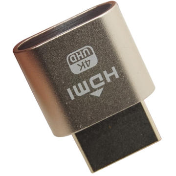 HDMI Virtual Display Adapter DDC EDID Dummy Plug Display Emulator Lock plate 4k New generation 60Hz