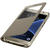 Husa Samsung Husa S View Cover EF-CG930PFEGWW, pentru Galaxy S7, Gold