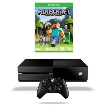 Consola Microsoft Consola Xbox One 500 GB + joc Minecraft