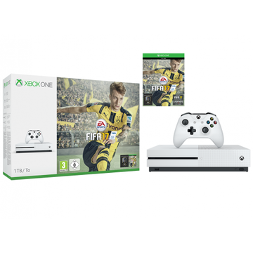 Consola Microsoft Consola Xbox One S 1 TB + FIFA 17 (Cod Download) + 1 luna acces EA