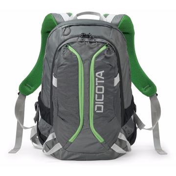 Dicota Backpack ACTIVE 14-15.6 grey/lime
