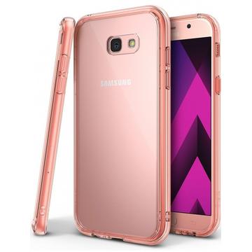 Husa Husa Samsung Galaxy A7 2017 Ringke FUSION ROSE GOLD + BONUS folie protectie display Ringke