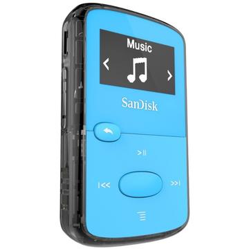 Player SanDisk CLip Jam MP3 8GB, microSDHC, Radio FM, Blue