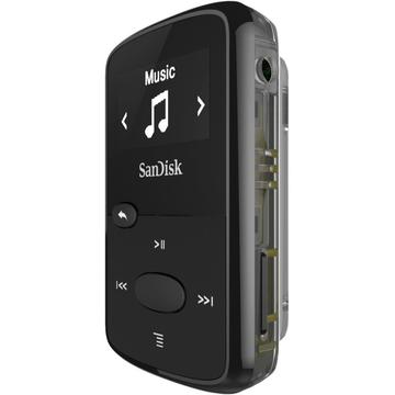Player SanDisk CLip Jam MP3 8GB, microSDHC, Radio FM, Black