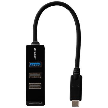 Tracer USB Type C H21 4 ports porturi cu sursa de alimentare