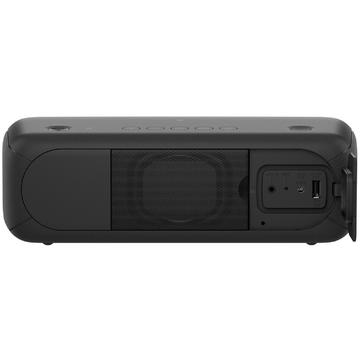 Boxa portabila Sony SRS-XB40B EXTRA BASS, Bluetooth, NFC, Wi-Fi, Party Chain, Rezistenta la stropire, SongPal, Negru