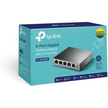 Switch TP-LINK TL-SG1005P 5-Port Gigabit PoE