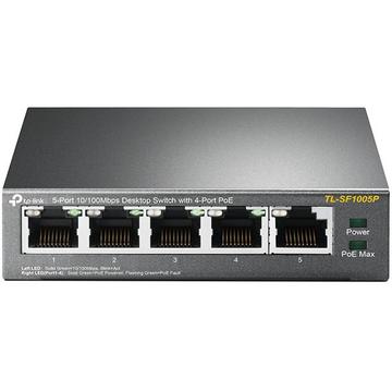Switch TP-LINK TL-SF1005P 5-Port 10/100Mbps PoE