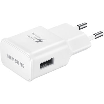 Incarcator de retea Samsung Travel Adapter Adaptive Fast Charging microUSB Alb