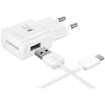 Incarcator de retea Samsung Fast charge USB Type-C White